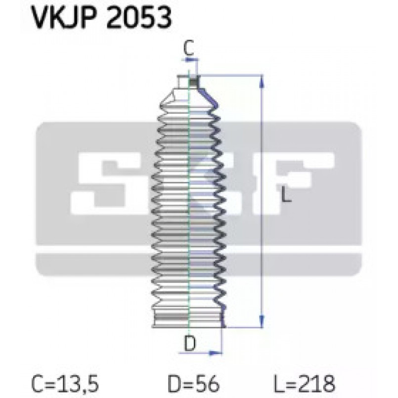 VKJP 2053 SKF - Пильовик привідного валу